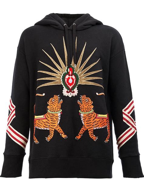 replica gucci tiger embroidered sweatshirt|gucci cropped sweatshirt etsy.